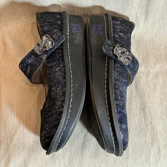 ALEGRIA Sz 37 Paloma Purple Haze PAL 7808 Hook & Loop Closure Mary Jane Shoes - Picture 5 of 8